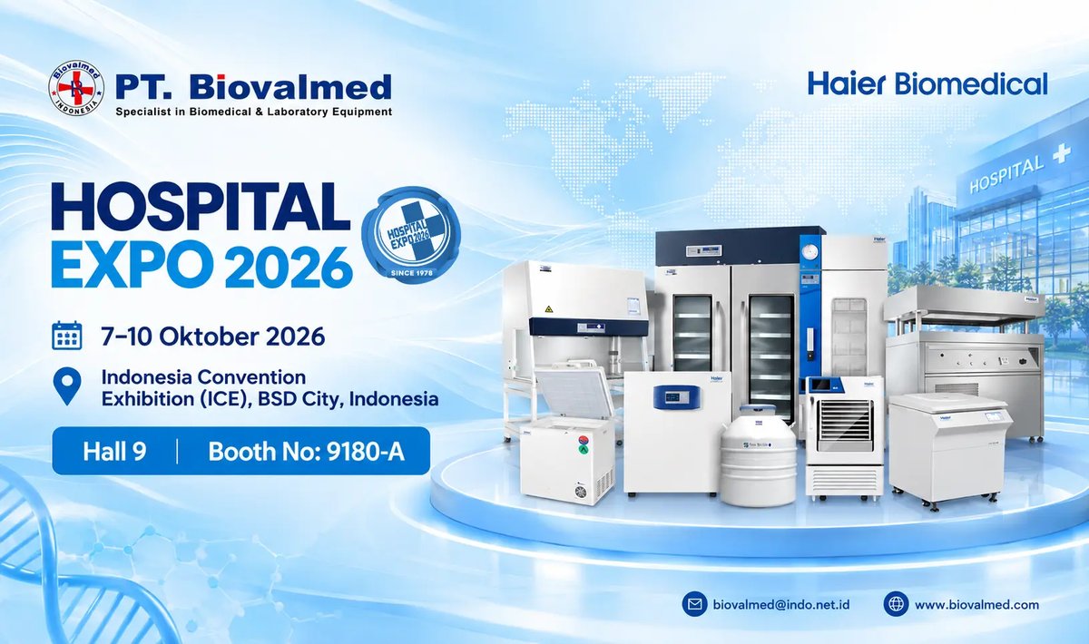 Booth Biovalmed di HOSPEX 2026, Hall 9 Booth 9180-A, ICE BSD City