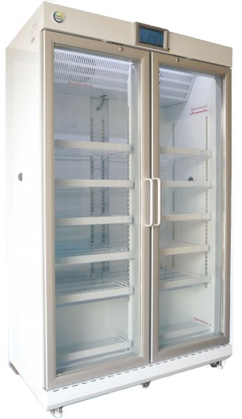 kulkas farmasi pintu kaca vs pintu solid